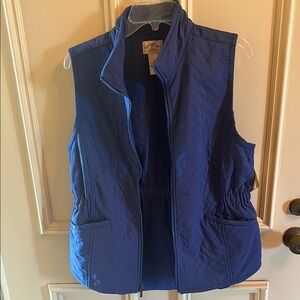 Blue Quilted Vest
